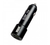 Автомобильное зарядное устройство MR60A Metal 5V/2.4A 2USB (Black) без упаковки