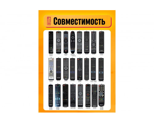 Пульт универсальный RM-L1325 для телевизоров DEXP/DNS/DOFLER