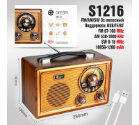 Радиоприемник deespi РЕТРО-стиль RE-06 BT/AM/FM/SW/USB/AUX/MicroSD