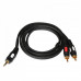 Шнур Стерео 3,5 мм - 2 RCA,  длина 1,5 м