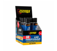 Клей Секунда 88 30мл универсальный особопрочный BOX10 (10/60)