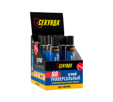 Клей Секунда 88 30мл универсальный особопрочный BOX10 (10/60)