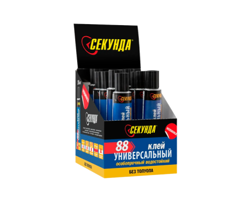 Клей Секунда 88 30мл универсальный особопрочный BOX10 (10/60)