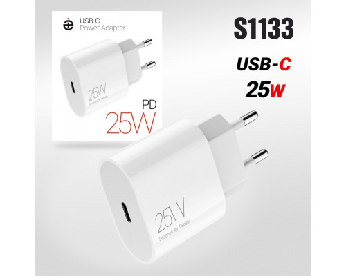 Сетевое зарядное устройство deespi DE02 PD25W White