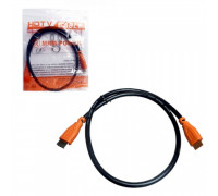 Кабель HDMI-HDMI M/M 0.75м резиновый