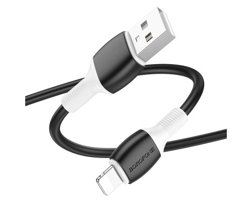Кабель Borofone BX84 Rise iPhone 2.4A, 1m (черный)