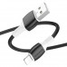 Кабель Borofone BX84 Rise iPhone 2.4A, 1m (черный)