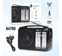 Радиоприемник deespi RE-17/607  AM/FM/SW/USB/AUX/MicroSD