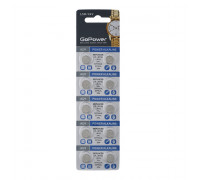 Батарейка GoPower G9/LR936/LR45/394A/194 BL10 Щелочная 1.55V (10/100/3600)
