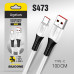 Кабель USB X82 Type-C силиконовый 1000mm (White)