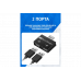 Разветвитель USB A4 2USB черный DREAM (Скидка 20 процентов)