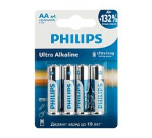 Батарейка Philips ULTRA LR6 AA BL4 Alkaline 1.5V (4/48/960)