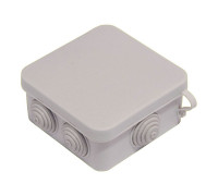 Коробки разветвительные 85 * 85 * 40 открытой установки IP55 1/147