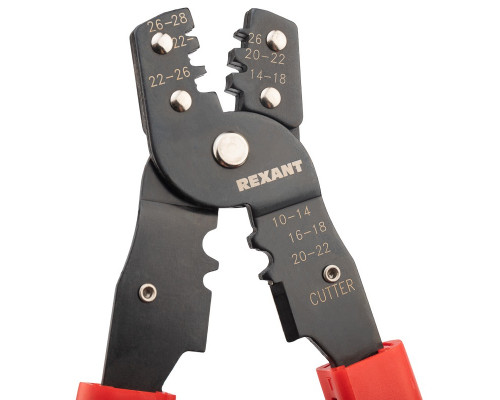 Кримпер REXANT HT-202B для обжима автоклемм 0.10-6.0 мм²