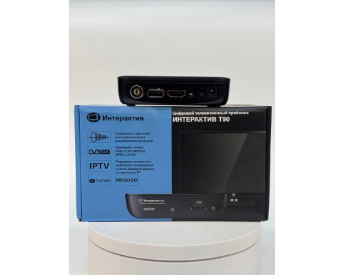 IPTV приставка DVB-T2/C ИНТЕРАКТИВ T90