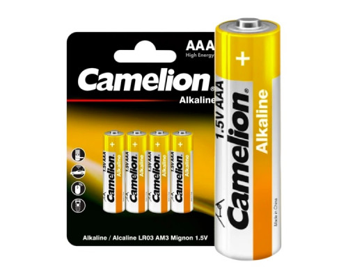 Батарейка Camelion Normal LR03 AAA BL4 Alkaline 1.5V (4/48/1152)