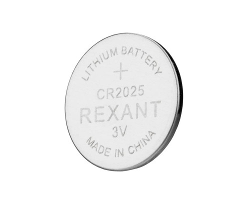 Батарейка литиевая CR2025 3В блистер 5 шт. REXANT