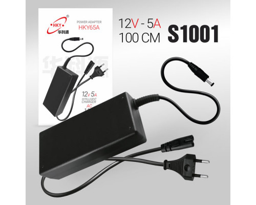 Блок питания HKY 12V HKY65A 12V/5A (5,5*2,5) (S1001)