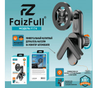 Авто держатель MagSafe FaizFull F174 мощный магнит на монитор автомобиля